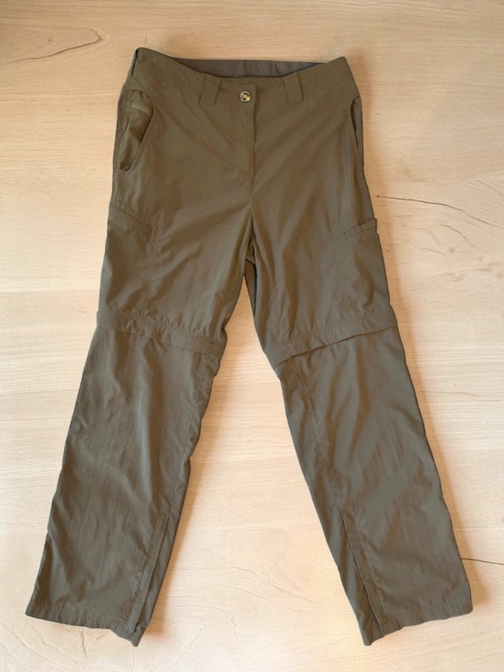 EX Officio brown convertible cargo hiking pants